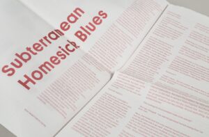 Subterrean Homesick Blues